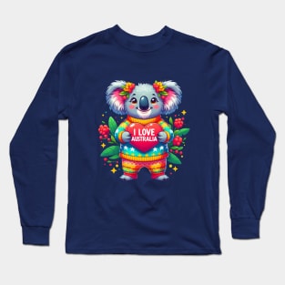 Happy Australia Day Long Sleeve T-Shirt